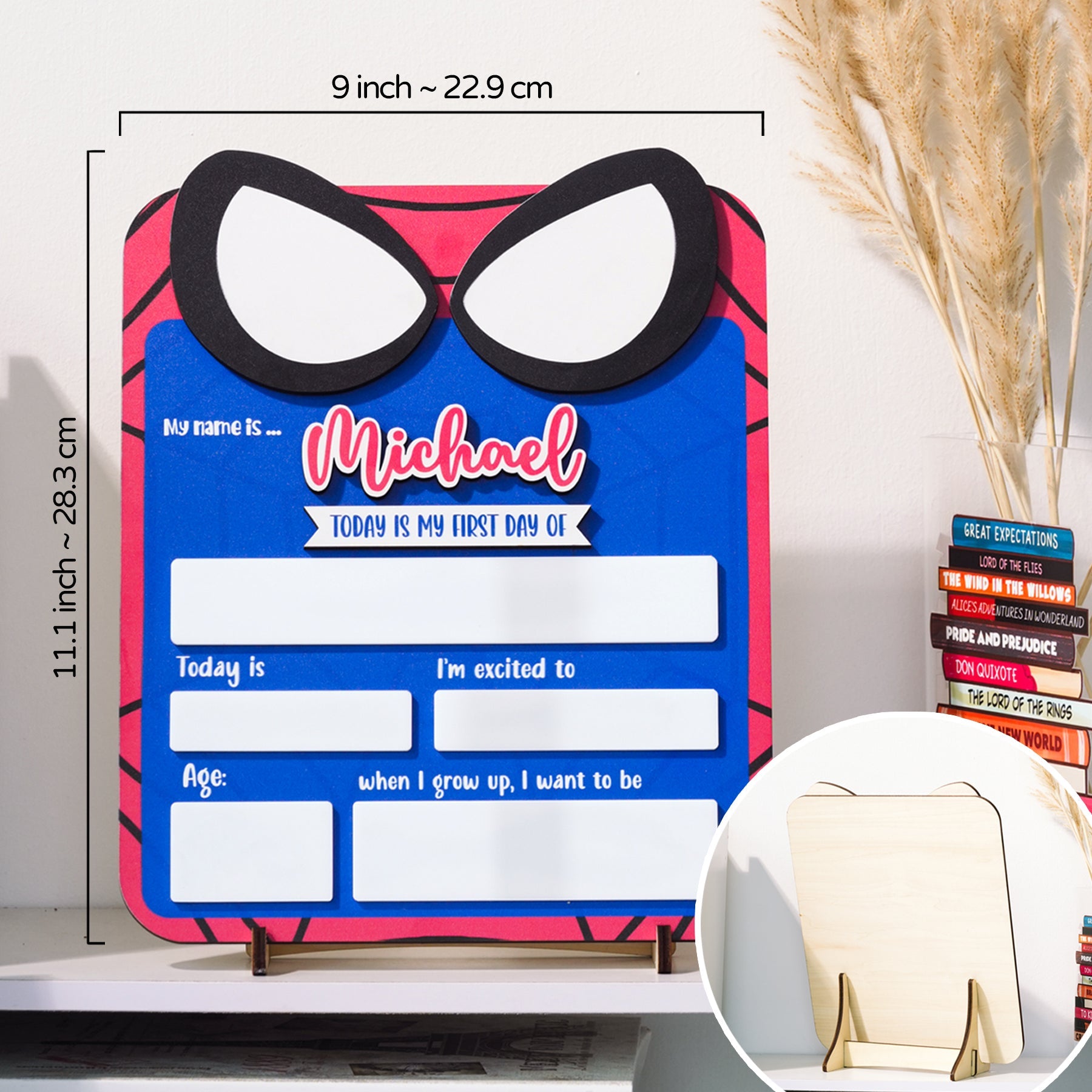 Back to School Sign Hero, Custom Kids Daisy School Board Sign