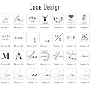 Personalized Wooden Guitar Picks with Case, Custom Guitar Pick Holder