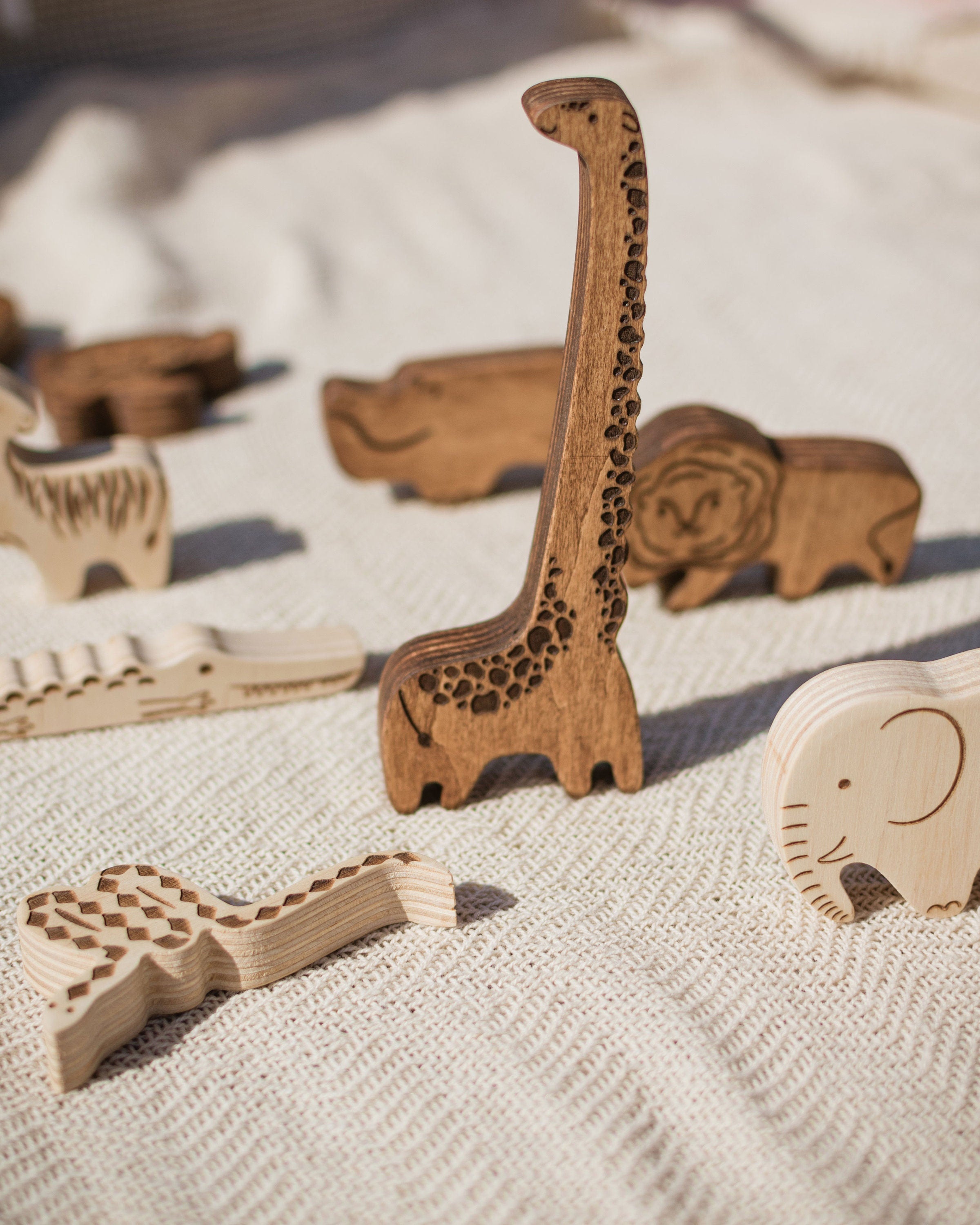 Wooden Brain Teaser Puzzle For Baby Toddler Wood Kids Toys Developmental Toy