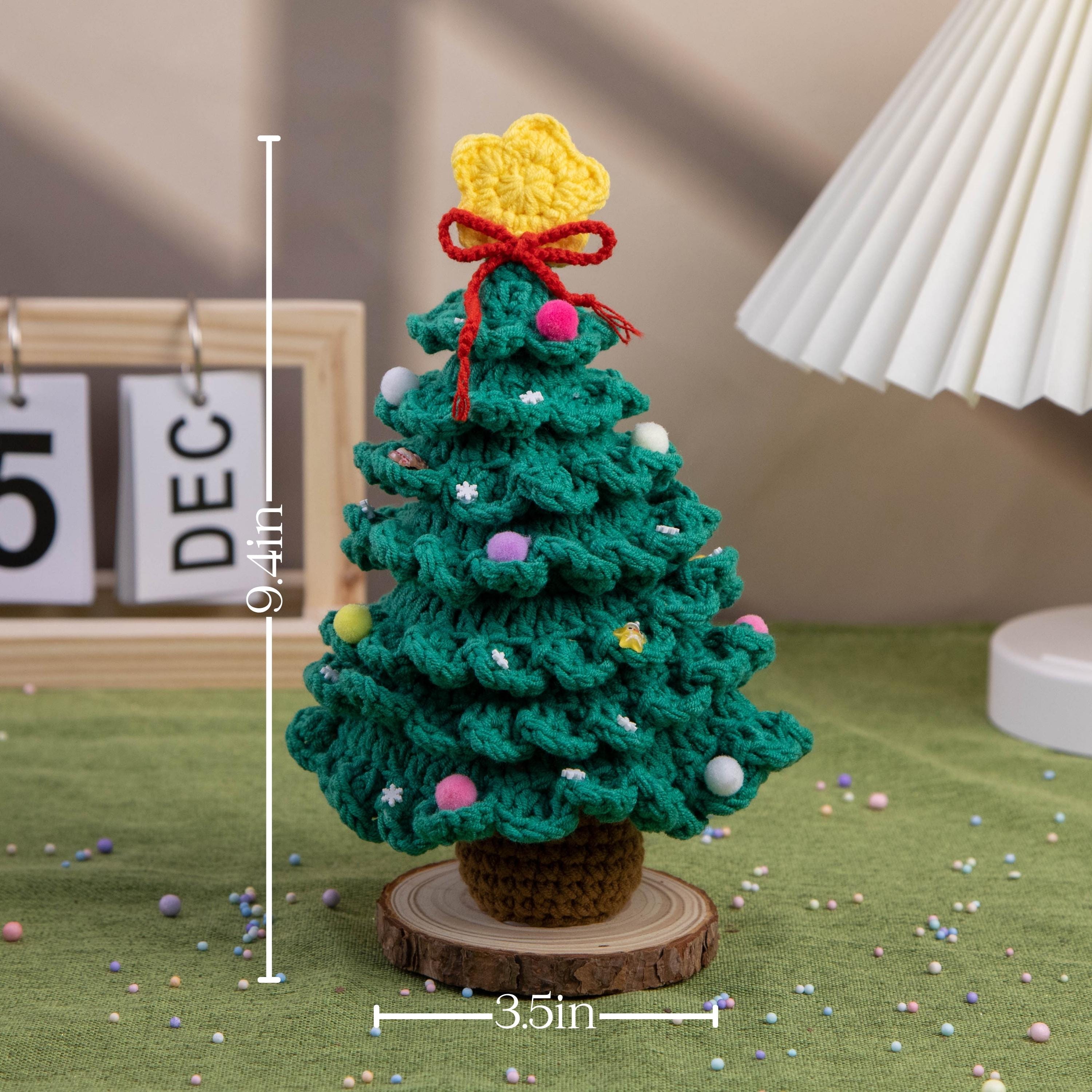 Handmade Crochet Christmas Tree | Cute and Unique Ornament for Gifts & Home Decoration | Christmas Gift