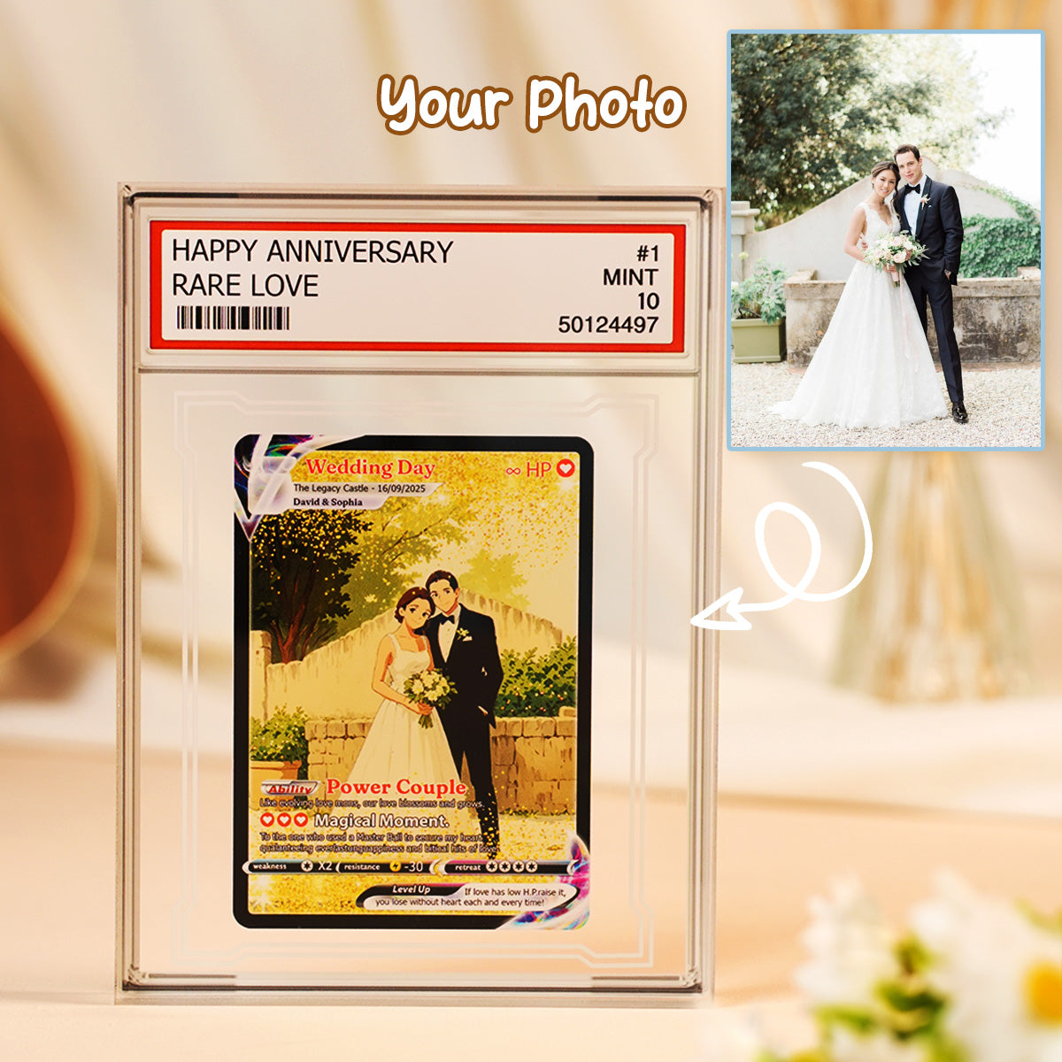 Personalized Poke Anniversary Acrylic Plaque, Gift for Him, Gift for Her, Wedding Gift