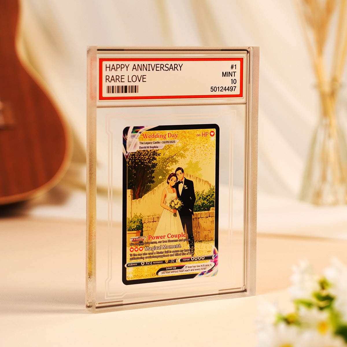 Personalized Poke Anniversary Acrylic Plaque, Gift for Him, Gift for Her, Wedding Gift