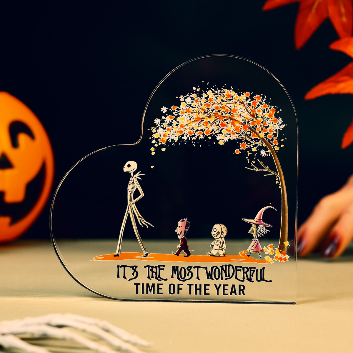 Its the Most Wonderful Time of the Year Halloween Acrylic Block Plaque
