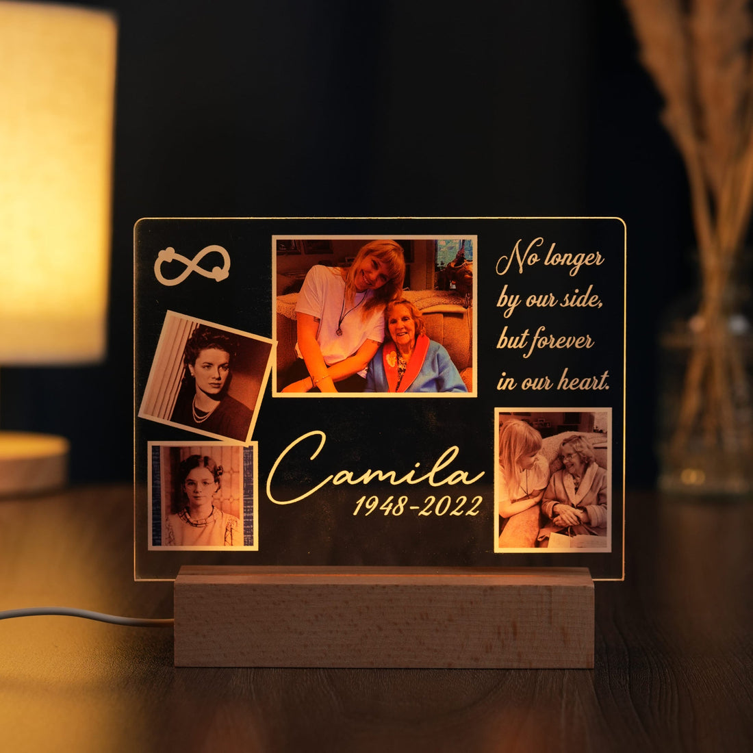 Personalized Mother's Day Memorial Light – In Loving Memory of Mom