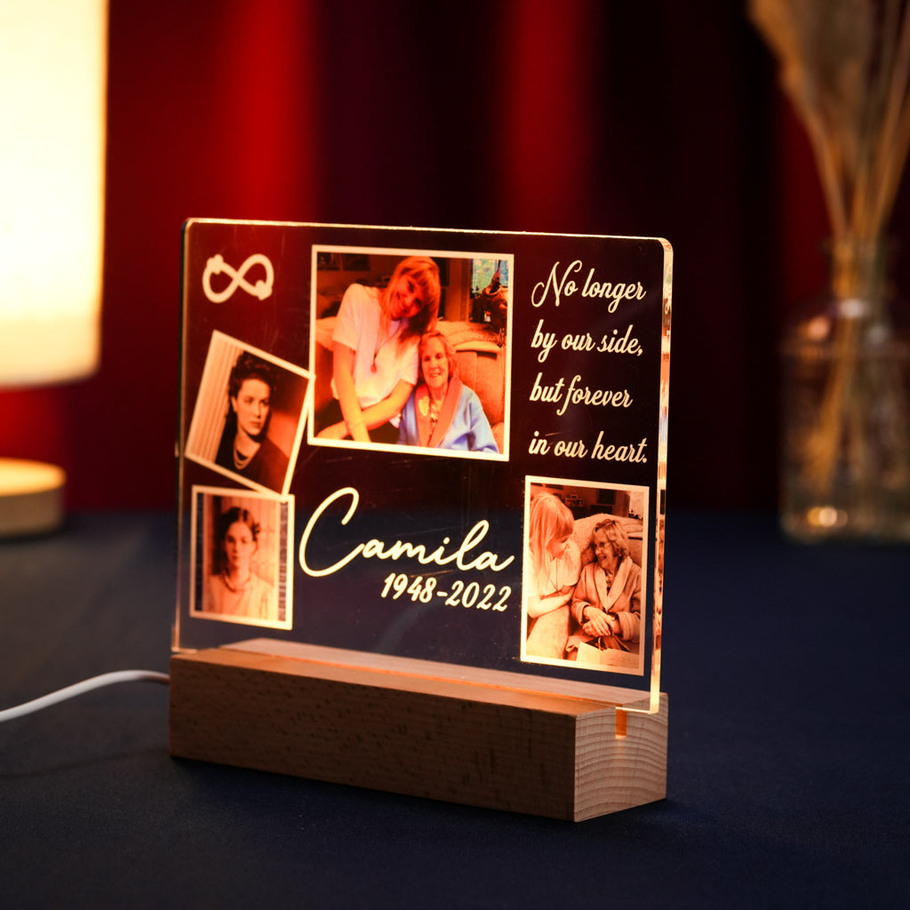 Personalized Mother's Day Memorial Light – In Loving Memory of Mom