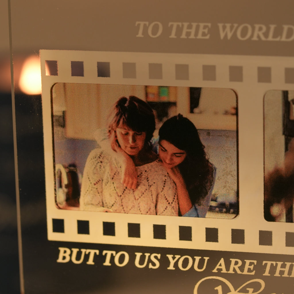 Personalized MOM Letter Night Light – Mother’s Day Filmstrip with Photos