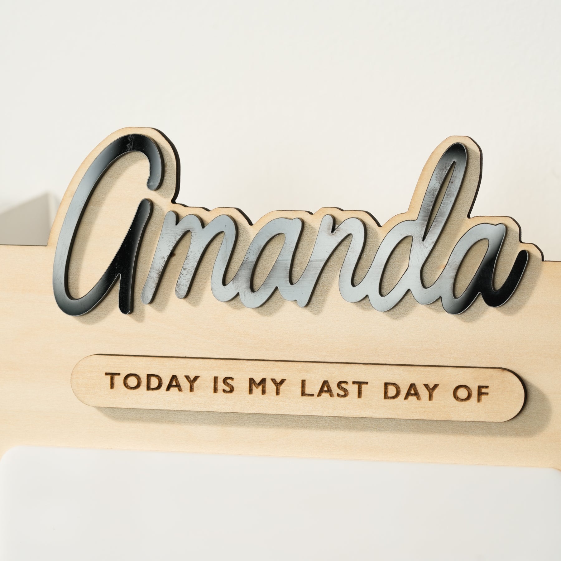 Back to School Sign Engraved, Custom Kid's Name School Board Sign