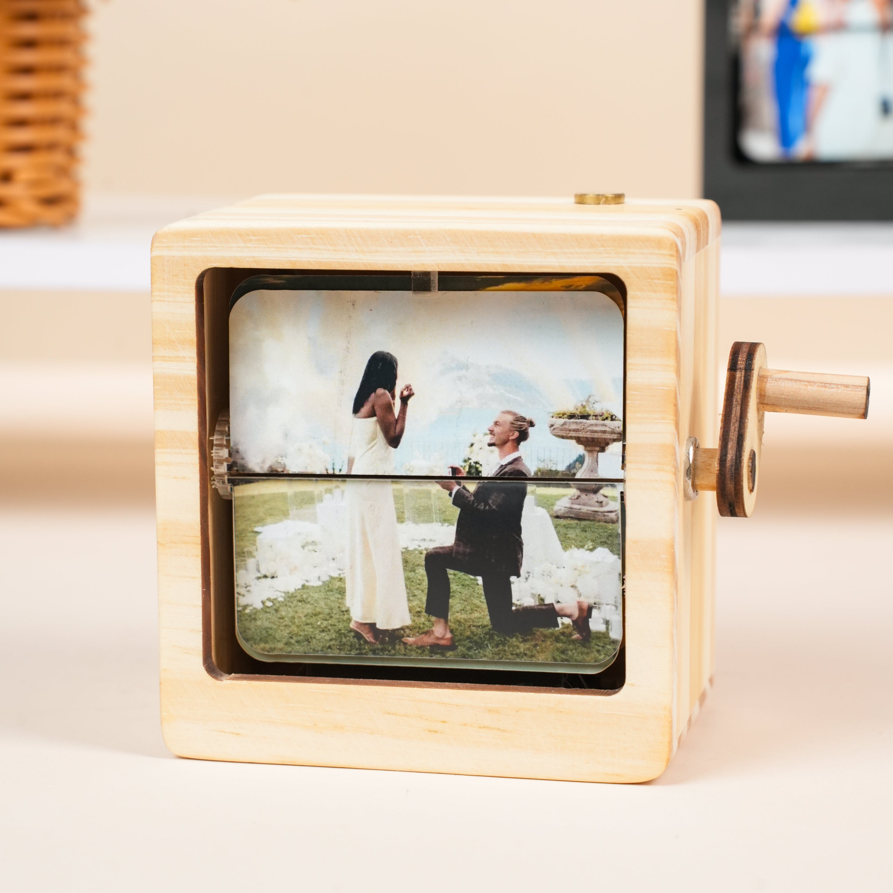 Personalized Flip Photo Box – Capture Moments, Forever