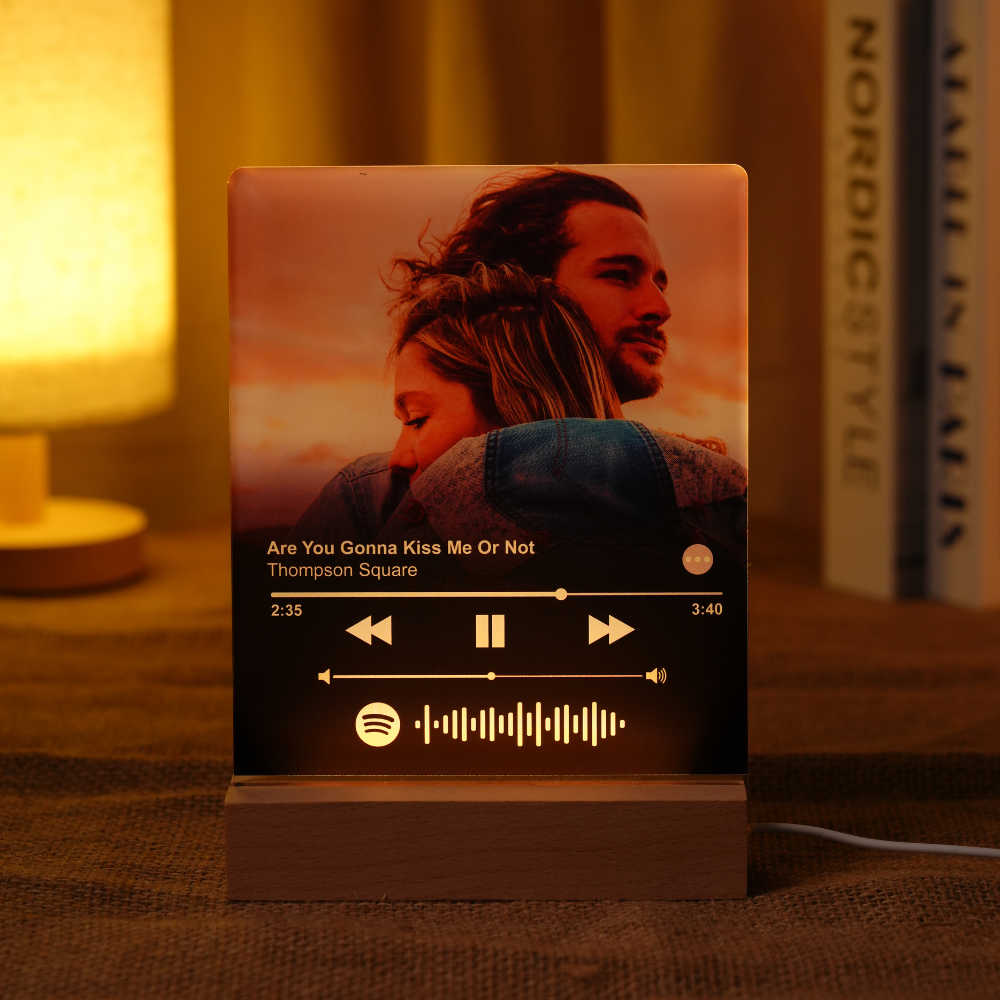 Custom LED Light Frame - Spotify