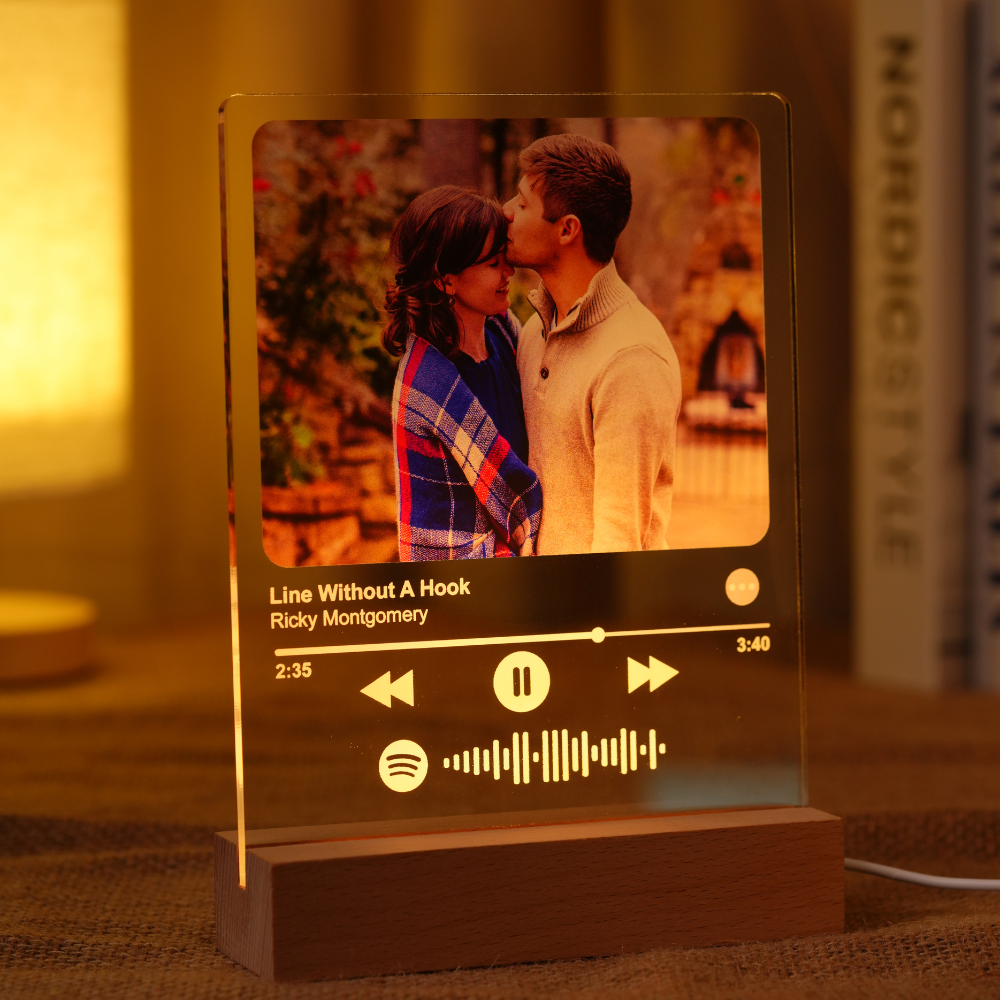 Custom LED Light Frame - Spotify