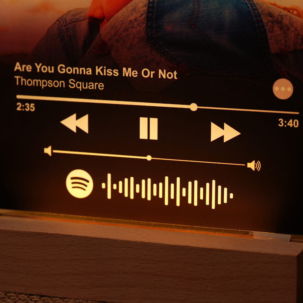 Custom LED Light Frame - Spotify