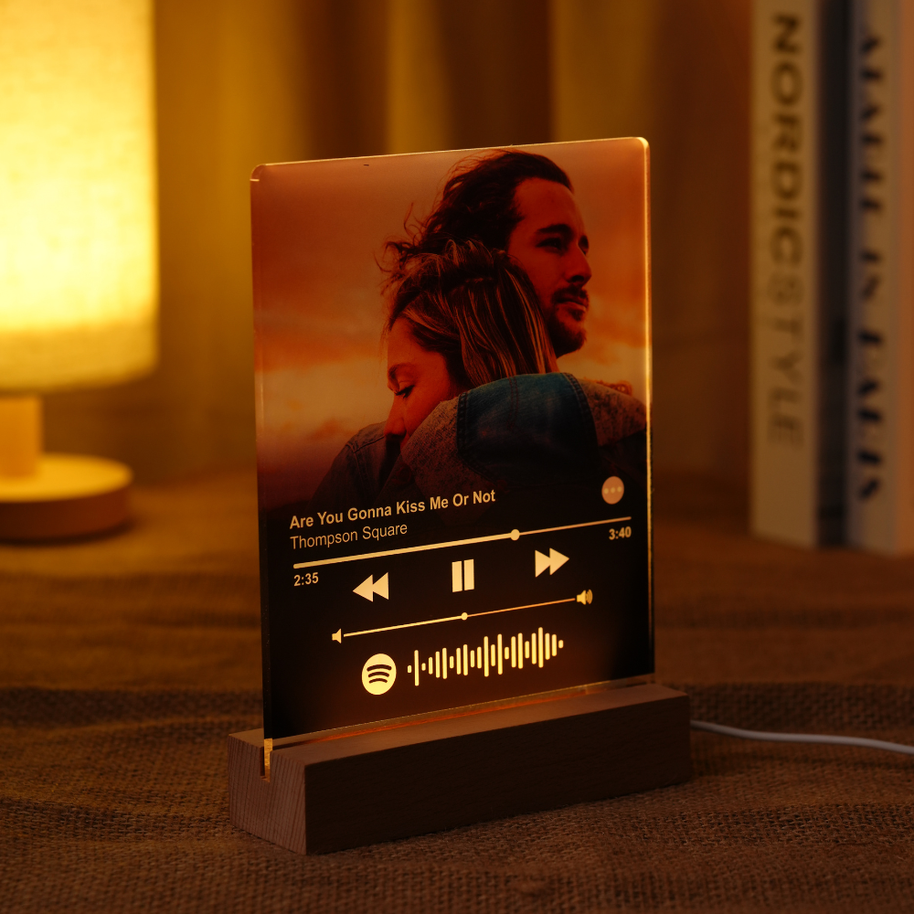Custom LED Light Frame - Spotify