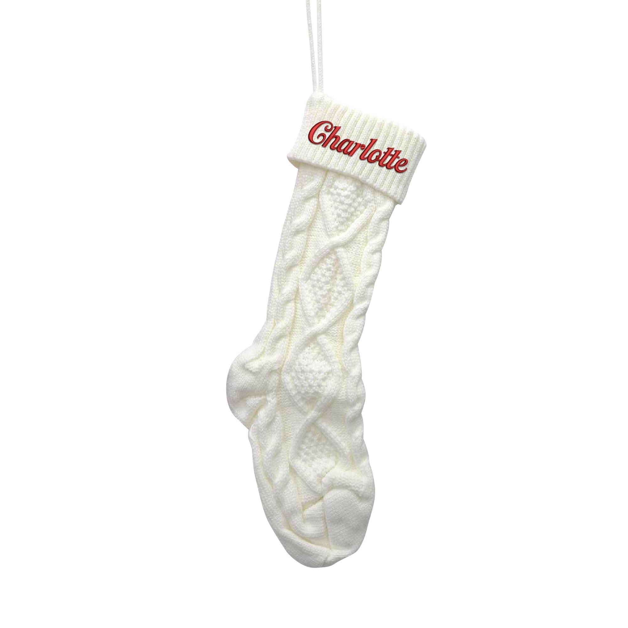 Embroidered Christmas Stockings - Personalized Stocking - Christmas gift - Custom Name Stocking